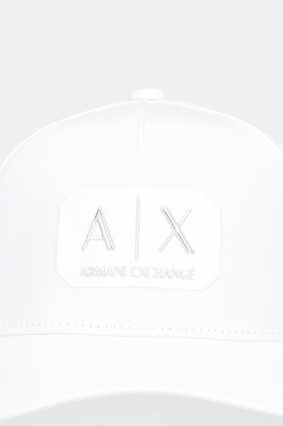 Bavlnená šiltovka Armani Exchange XM002224.AF15502 biela SS26