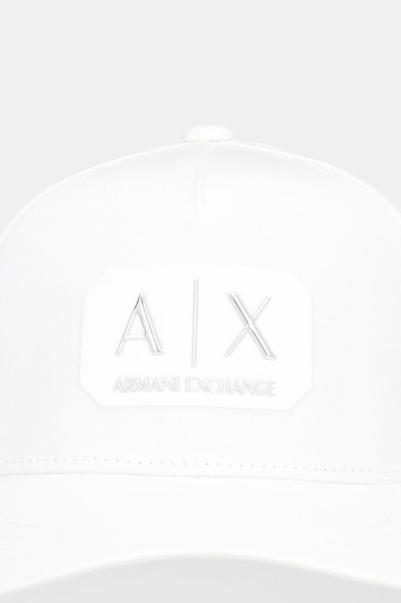 Bavlnená šiltovka Armani Exchange XM002224.AF15502 biela SS26