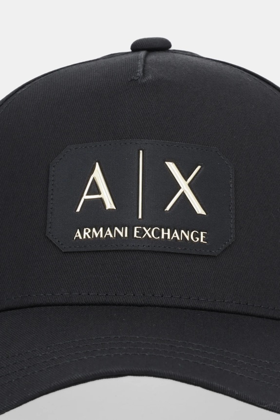 Bavlnená šiltovka Armani Exchange XM002224.AF15502 čierna SS26