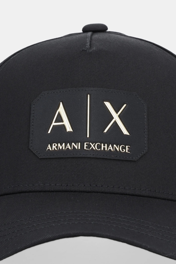 Bavlnená šiltovka Armani Exchange XM002224.AF15502 čierna SS26