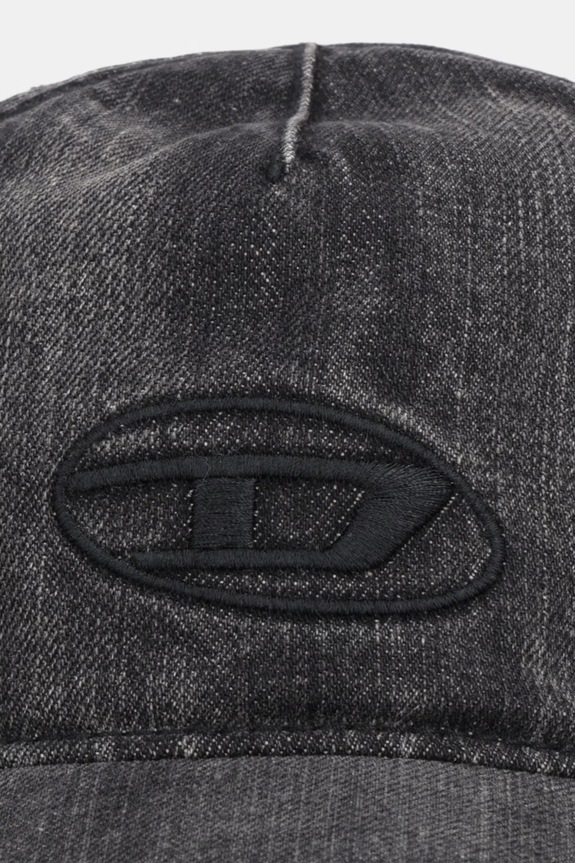 Diesel czapka z daszkiem męska jeansowa C-ENIC A21541.0IHCB czarny SS26