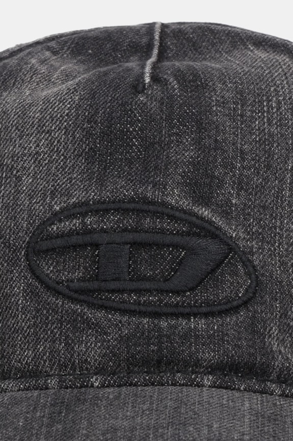 Diesel czapka z daszkiem męska jeansowa C-ENIC A21541.0IHCB czarny SS26