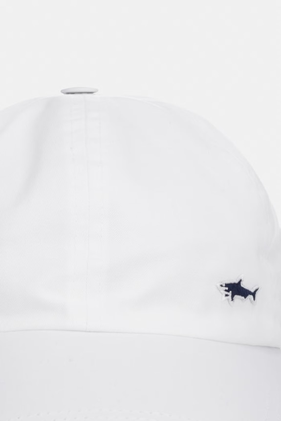 Paul&Shark cappello da baseball da uomo in cotone 99317100 bianco SS26
