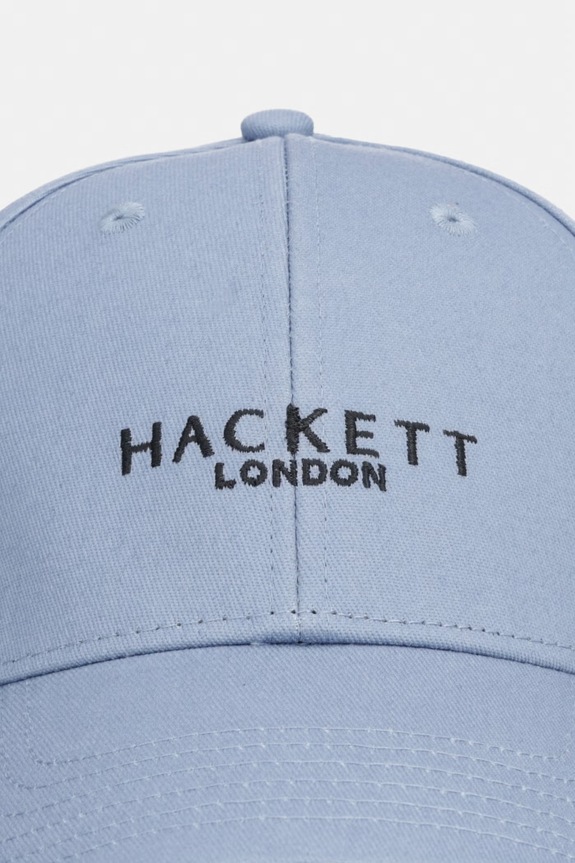 Hackett London czapka z daszkiem bawełniana HM0400074 niebieski SS26