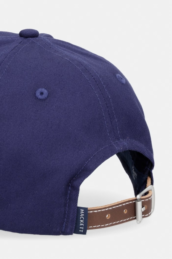Akcesoria Hackett London czapka z daszkiem bawełniana HM0400074 granatowy