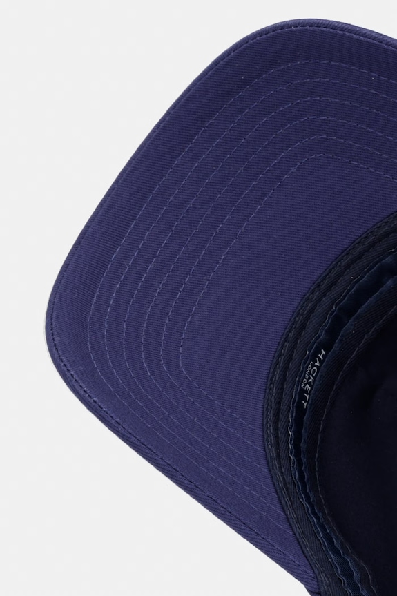 Hackett London czapka z daszkiem bawełniana granatowy HM0400074