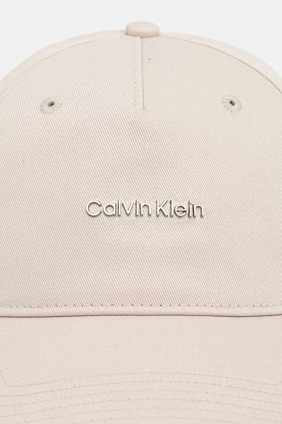 Calvin Klein baseball cap da uomo in cotone LV04D5080G beige SS26