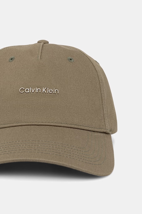 Calvin Klein baseball cap da uomo in cotone LV04D5080G verde SS26