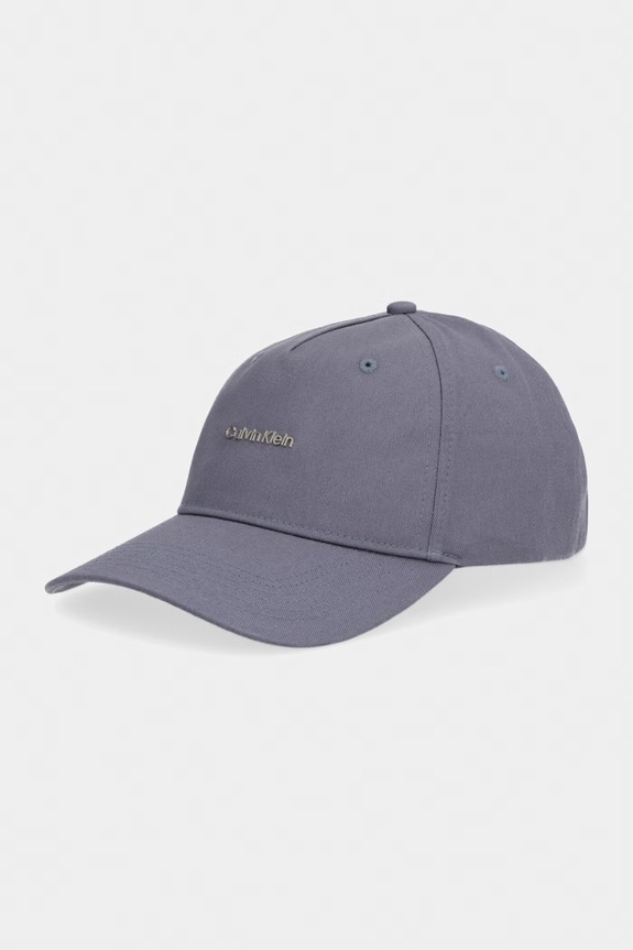 Calvin Klein czapka bejsbolówka męska bawełniana niebieski LV04D5080G