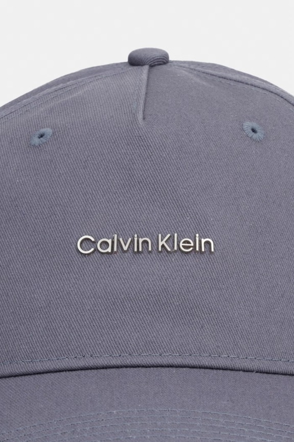 Calvin Klein czapka bejsbolówka męska bawełniana LV04D5080G niebieski SS26