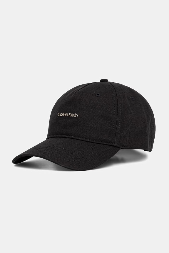 Calvin Klein baseball cap da uomo in cotone nero LV04D5080G