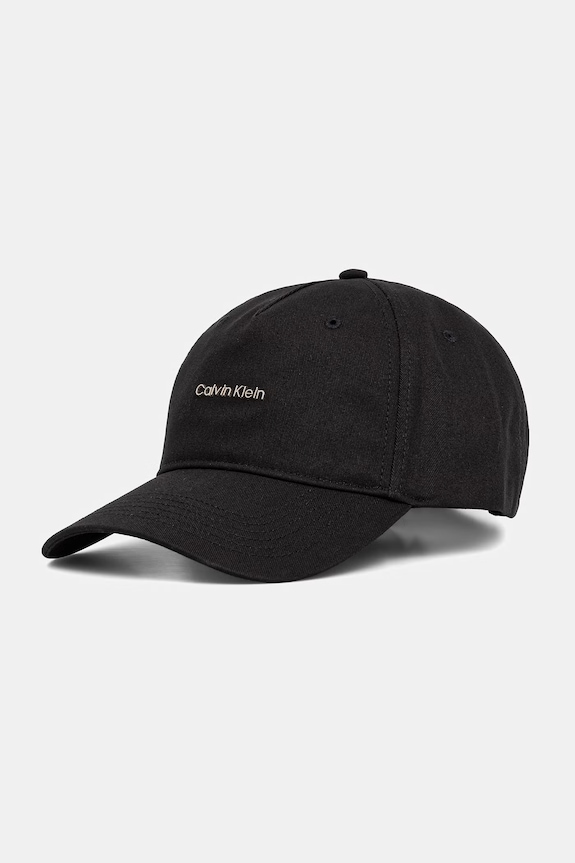 Calvin Klein baseball cap da uomo in cotone nero LV04D5080G