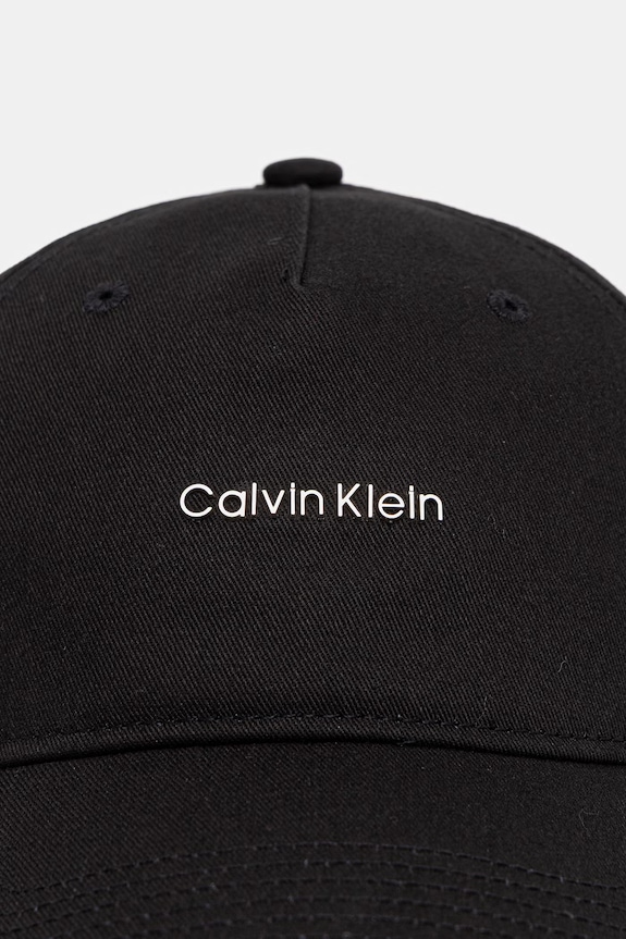 Calvin Klein baseball cap da uomo in cotone LV04D5080G nero SS26