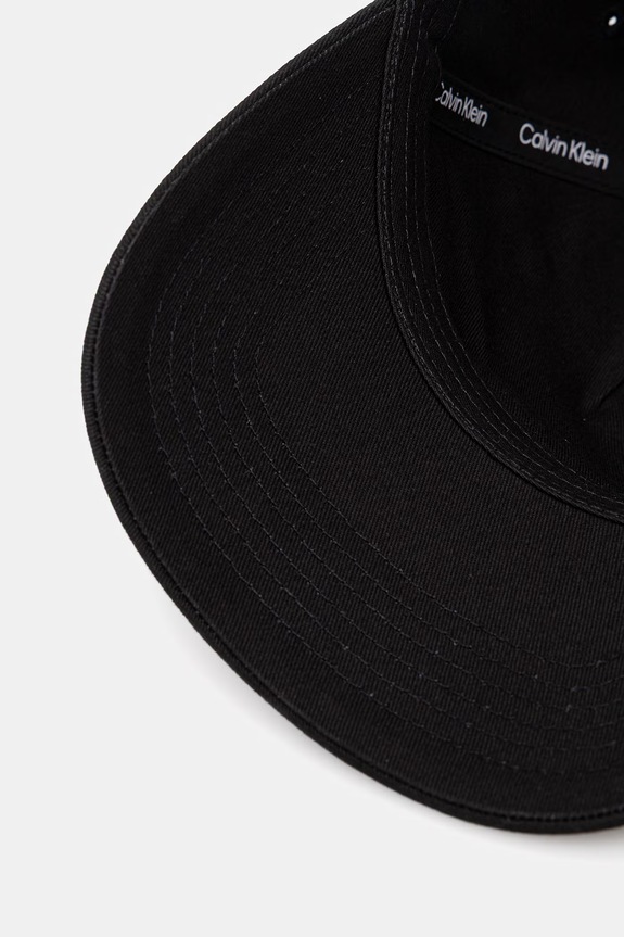Calvin Klein baseball cap da uomo in cotone nero LV04D5080G