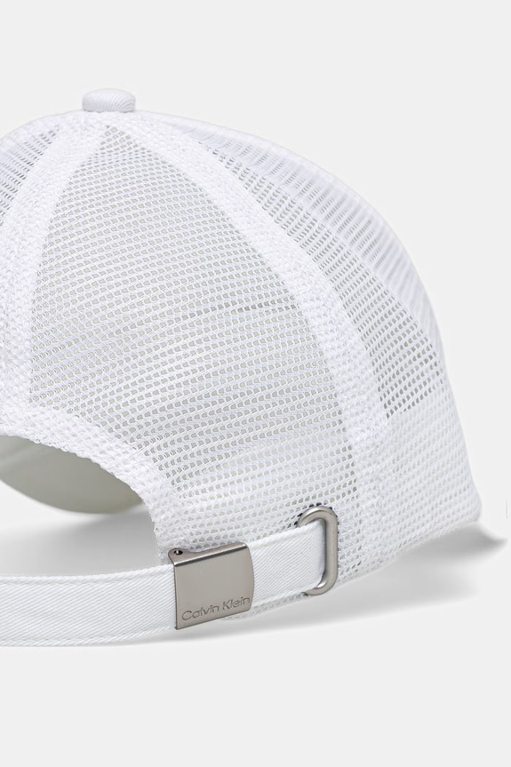 Akcesoria Calvin Klein czapka trucker męska LV04D5099G biały