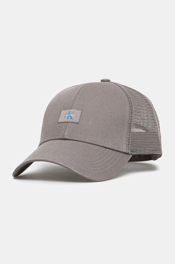 Calvin Klein czapka trucker męska szary LV04D5099G