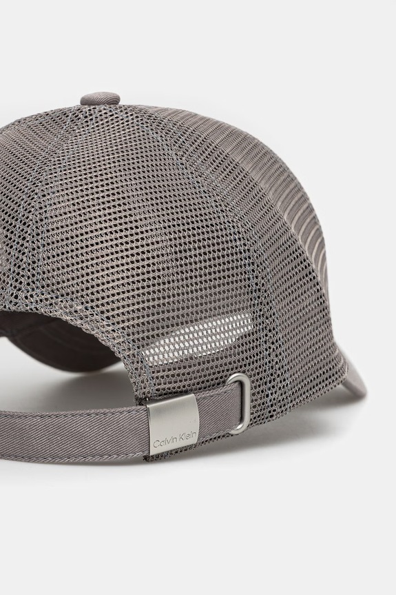 Akcesoria Calvin Klein czapka trucker męska LV04D5099G szary