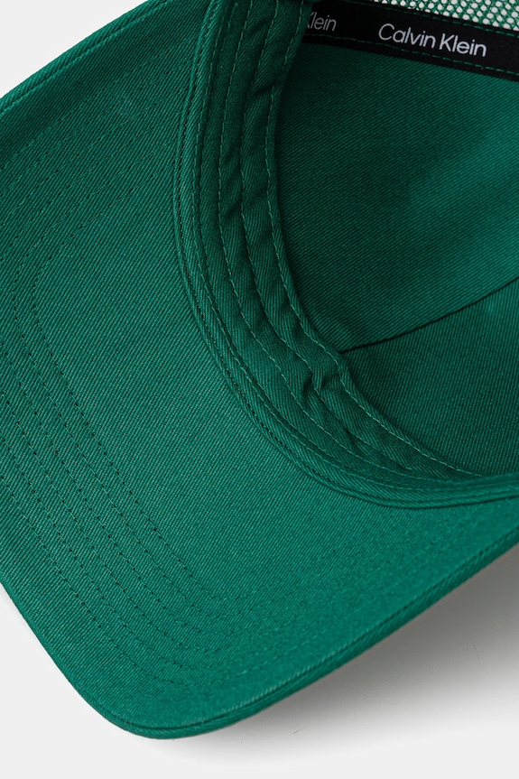 Calvin Klein czapka trucker męska zielony LV04D5099G