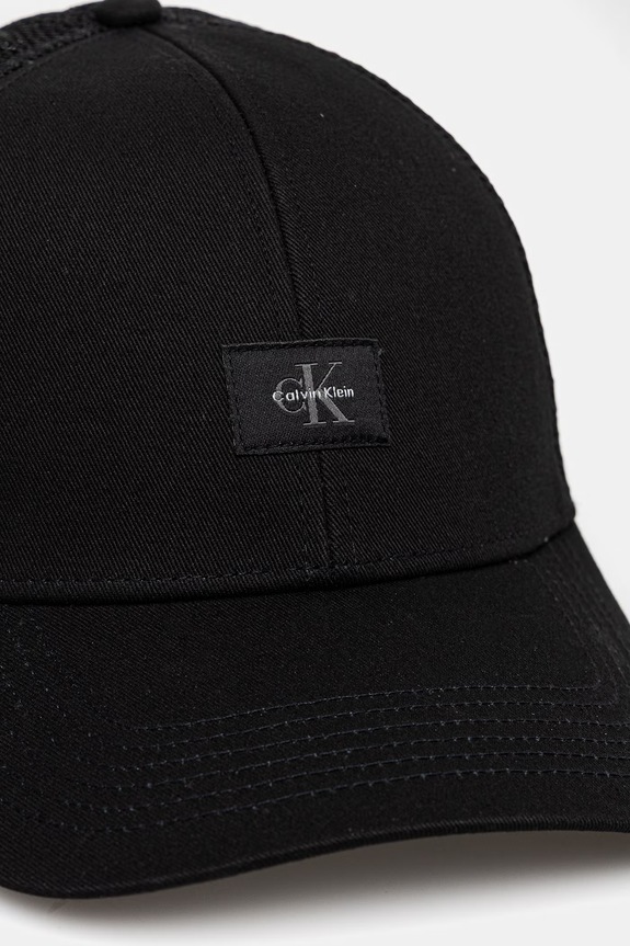 Calvin Klein czapka trucker męska LV04D5099G czarny SS26