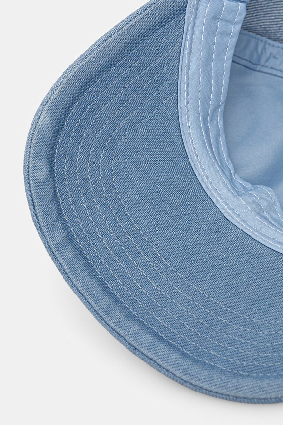 Calvin Klein czapka z daszkiem męska jeansowa niebieski LV04G5003G