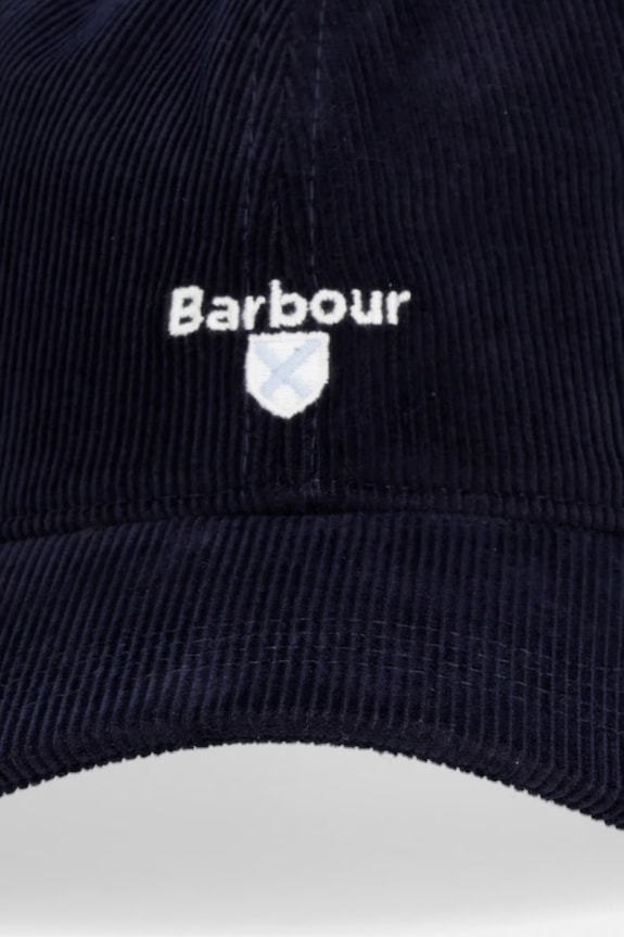 Barbour Bayfield bejzbolska kapa pamučna za muškarce MHA0932 mornarsko plava SS26