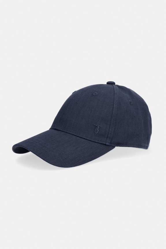 Trussardi șapcă baseball pentru bărbați din in bleumarin E002C000008N