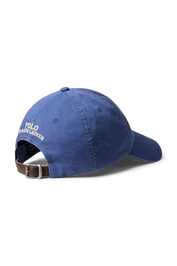 Βαμβακερό καπέλο του μπέιζμπολ Polo Ralph Lauren 710A13276 μπλε SS26