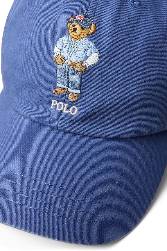 Αξεσουάρ Βαμβακερό καπέλο του μπέιζμπολ Polo Ralph Lauren 710A13276 μπλε