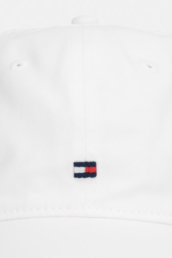 Tommy Hilfiger шапка с козирка мъжка от памук AM0AM14099 бял SS26
