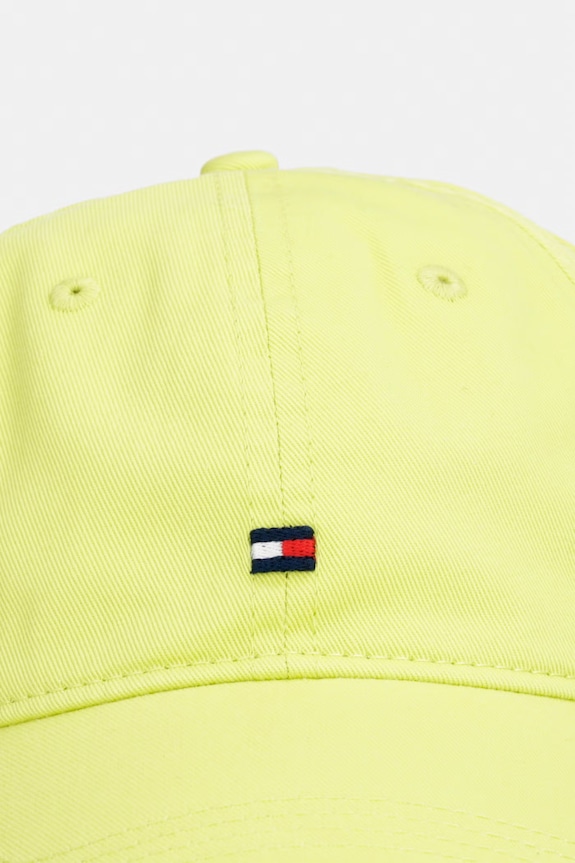 Tommy Hilfiger шапка с козирка мъжка от памук AM0AM14099 зелен SS26