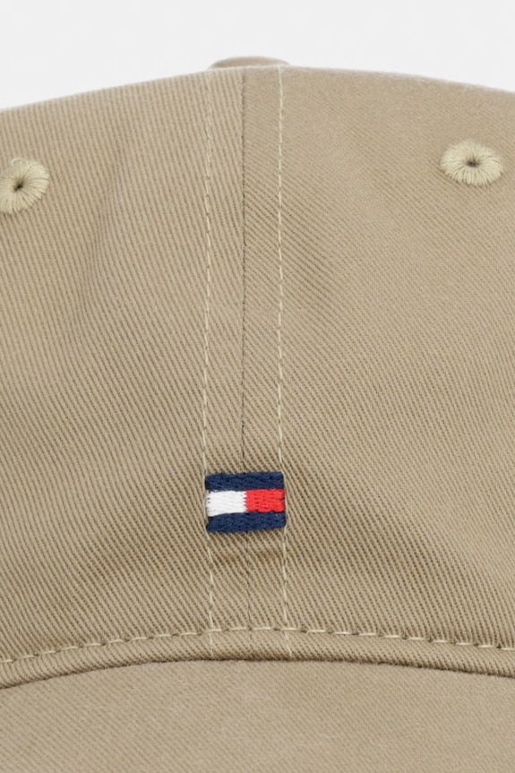 Tommy Hilfiger czapka z daszkiem męska bawełniana AM0AM14099 zielony SS26