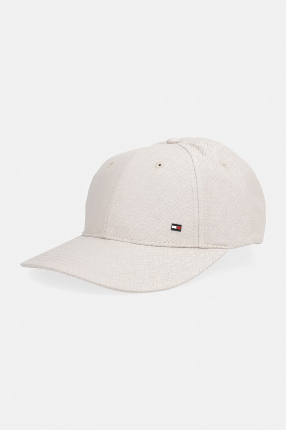 Tommy Hilfiger baseball cap męska bawełniana beżowy AM0AM14100