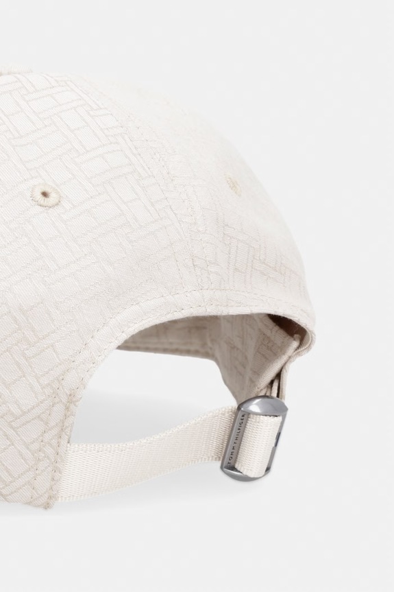 Akcesoria Tommy Hilfiger baseball cap męska bawełniana AM0AM14100 beżowy