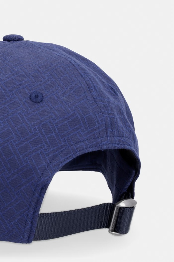 Akcesoria Tommy Hilfiger baseball cap męska bawełniana AM0AM14100 granatowy