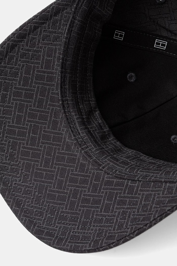 Tommy Hilfiger baseball cap męska bawełniana czarny AM0AM14100