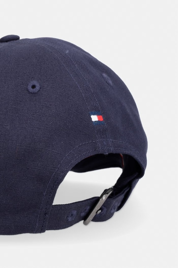 Akcesoria Tommy Hilfiger snapback męski bawełniany AM0AM14103 granatowy