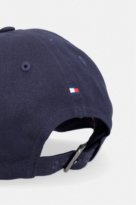 Akcesoria Tommy Hilfiger snapback męski bawełniany AM0AM14103 granatowy