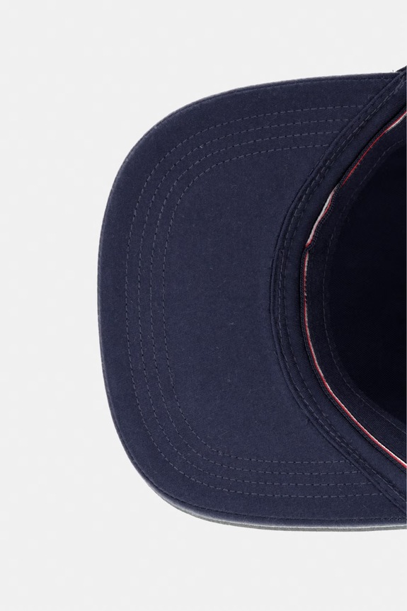 Tommy Hilfiger czapka z daszkiem męska bawełniana granatowy AM0AM14104