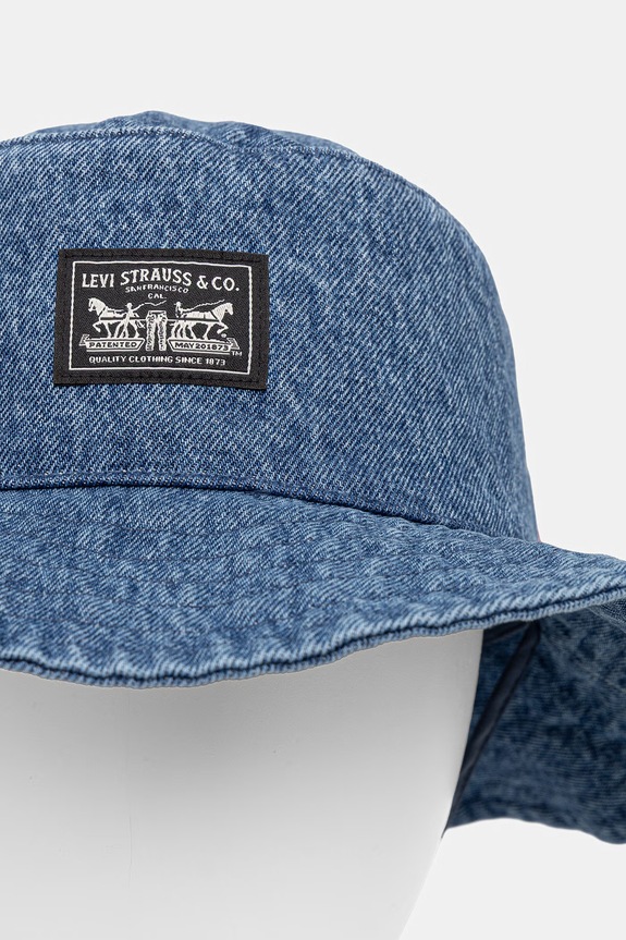 Καπέλο Levi's SUMMER DRAWSTRING BUCKET HAT 005CP.0002 μπλε SS26