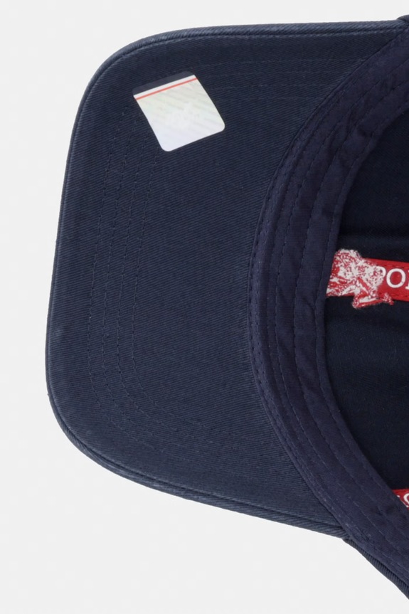U.S. Polo Assn. șapcă pentru bărbați din bumbac OUTLINE DHM WASHED CASUAL bleumarin MUP3426