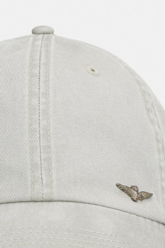 Aeronautica Militare șapcă de baseball din bumbac HA1244UCT02476 verde SS26