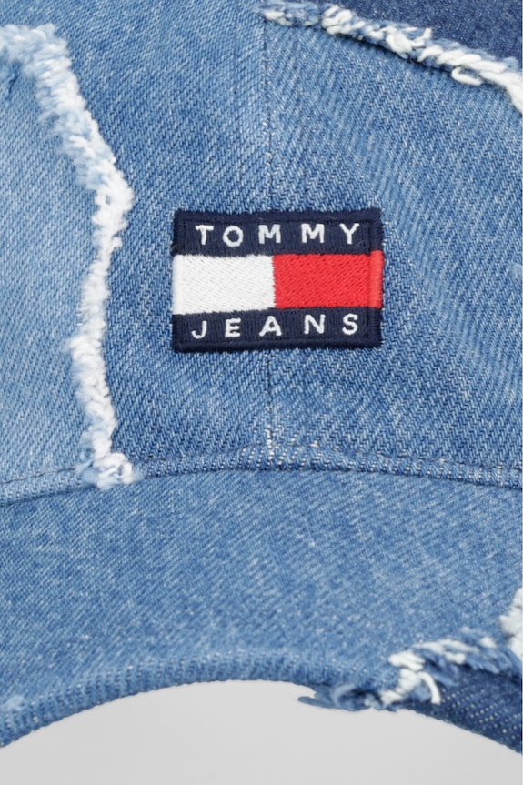 Tommy Jeans czapka bejsbolowa męska bawełniana AM0AM14195 niebieski SS26