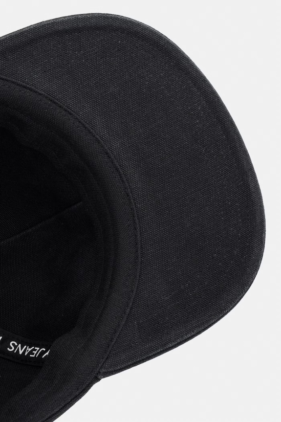 Tommy Jeans czapka z daszkiem męska bawełniana czarny AM0AM14207