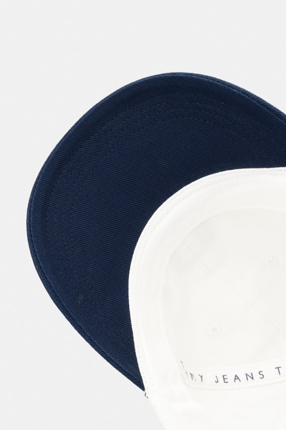 Tommy Jeans czapka z daszkiem męska bawełniana biały AM0AM14266
