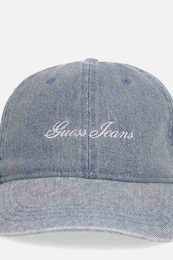 Guess Jeans czapka z daszkiem męska jeansowa M6GZB4.WF8V1 niebieski SS26