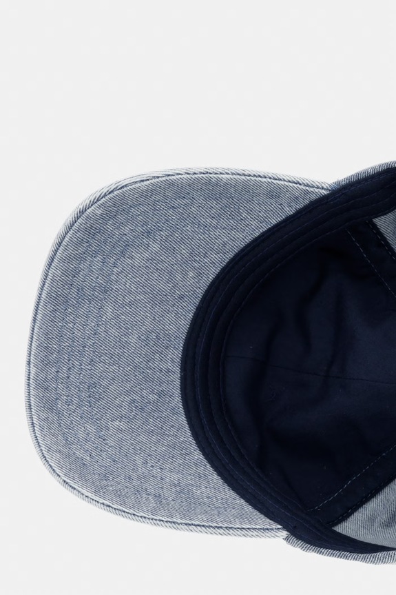 Guess Jeans czapka z daszkiem męska jeansowa niebieski M6GZB4.WF8V1