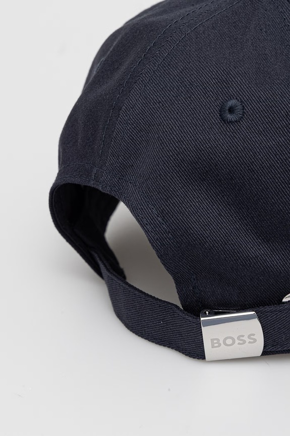 Doplnky BOSS Green čiapka so šiltom pánska bavlnená Golf 50560379 tmavomodrá