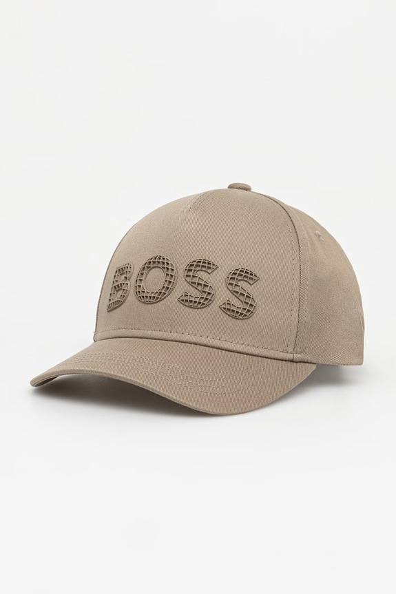 BOSS Green șapcă pentru bărbați de bumbac Golf bej 50560379