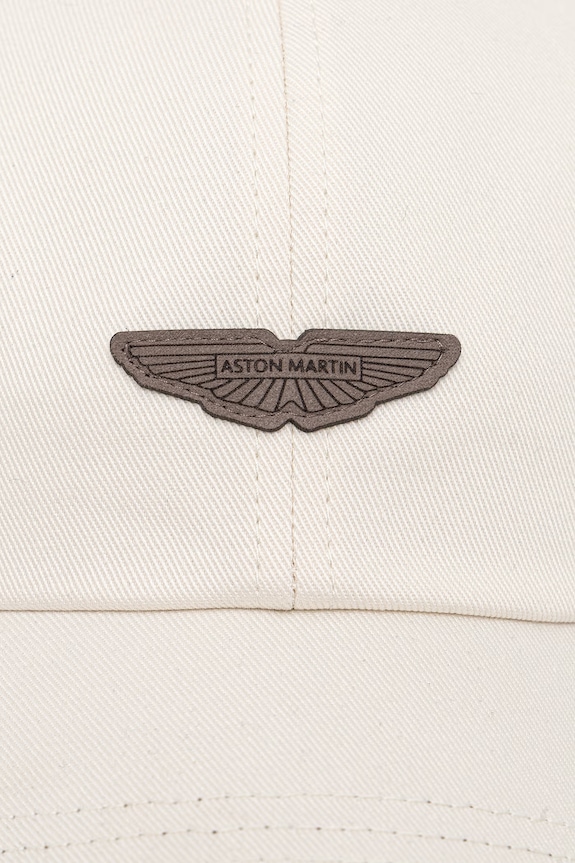 BOSS czapka z daszkiem męska bawełniana BOSS X ASTON MARTIN 50564961 beżowy SS26