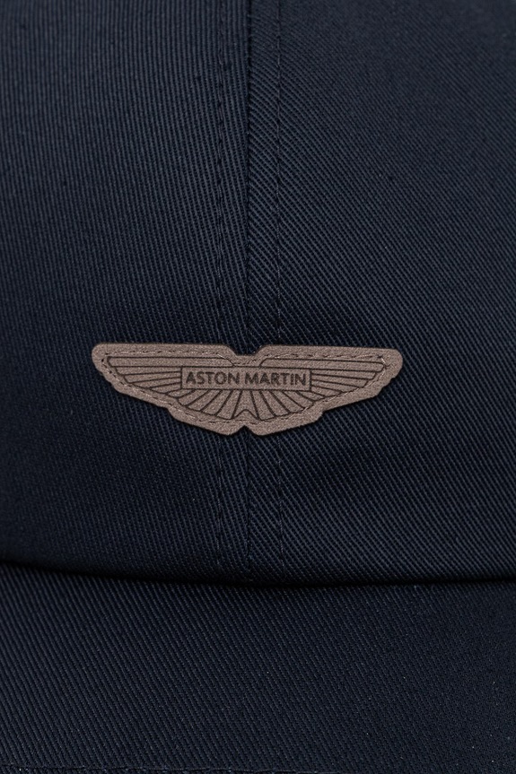 BOSS czapka z daszkiem męska bawełniana BOSS X ASTON MARTIN 50564961 granatowy SS26